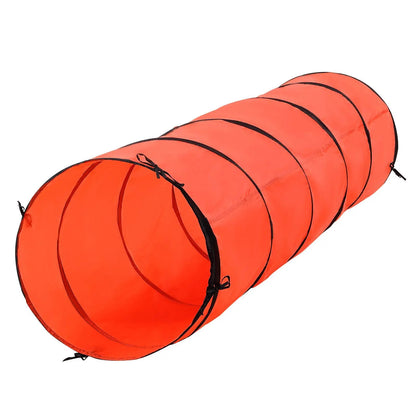 【Dealsforyoudays】Vevor Dog Agility Training Equipment, , 5 PCS Set Upgrade with Adjustable High Hurdles,6 Weave Poles,Extended Tunnel,Jump Ring,Pause Box,Whistle,Foldable Bowl,Puppy Obstacle Course Kit with Storage Bag