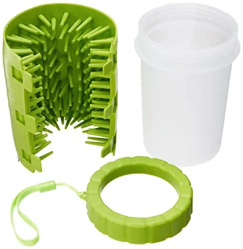 Naikit Paw Cleaner for Dogs, the Ideal Foot Washer That Demolishes Dirt for Medium to Large Dogs. This Paw Scrubber Comes with 1 Roll Poop Bag and Carrier for Best Dog Cleaner